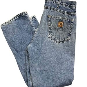 90s Carhartt Men's Jeans Relaxed Fit Size 34x34 lined